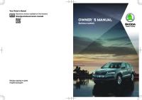 Skoda Karoq - Owners Manual 2019 EN-2
